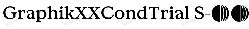 GraphikXXCondTrial S字体转换